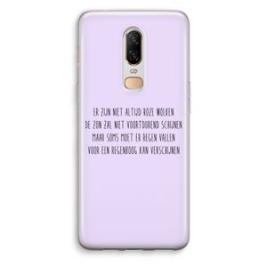 Regenboog: OnePlus 6 Transparant Hoesje