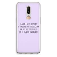 Regenboog: OnePlus 6 Transparant Hoesje Regenboog: OnePlus 6 Transparant Hoesje