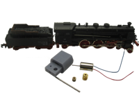 micromotor NA012G motor ombouwset voor Arnold BR 18, BR 01 Motor in the loco, K.Bay.Sts.B. S 3/6, SNCF 231, US 4-6-2