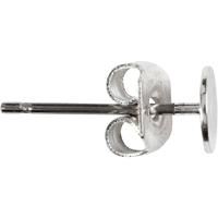 Creativ Company Oorstekers, l: 13 mm, verzilverd, 10 stuk/ 1 doos
