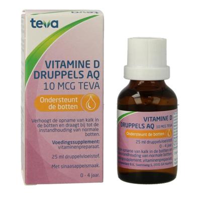 Teva Vitamine D AQ druppels 10 mcg