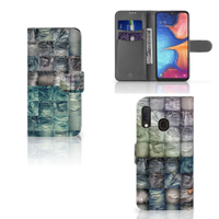 Wallet Case met Pasjes Samsung Galaxy A20e Spijkerbroeken