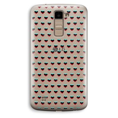 Hartjes: LG K10 (2016) Transparant Hoesje