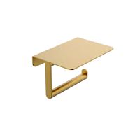Toiletrolhouder BWS Mark Met Planchet Geborsteld Messing Boss & Wessing