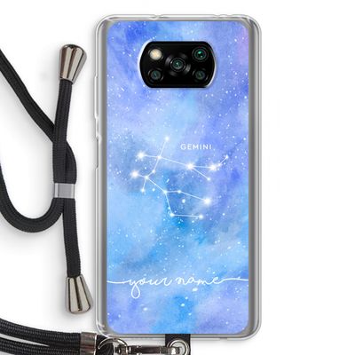 Sterrenbeeld - Licht: Xiaomi Poco X3 NFC Transparant Hoesje met koord