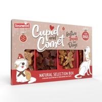 Rosewood Cupid&Comet Traktatiedoos Natural hondensnacks 175 gram Rosewood Cupid&Comet Traktatiedoos Natural hondensnacks 175 gram