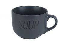 Cosy & Trendy Soepkom soup met oor donker grijs