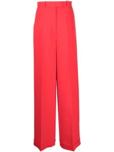 Viktor & Rolf pantalon de tailleur à fermeture dissimulée - Rouge