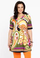 Yoek Tuniek wide bottom | Oranje | Maat 50/52