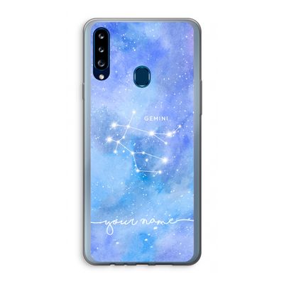 Sterrenbeeld - Licht: Samsung Galaxy A20s Transparant Hoesje