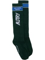 Autry chaussettes à logo en intarsia - Vert - thumbnail