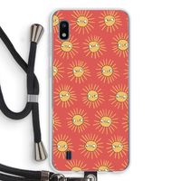 Zon: Samsung Galaxy A10 Transparant Hoesje met koord