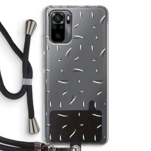 Hipster stripes: Xiaomi Redmi Note 10 Pro Transparant Hoesje met koord