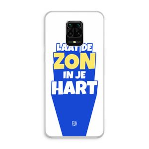 Laat de zon in je hart: Xiaomi Redmi Note 10 Lite Transparant Hoesje
