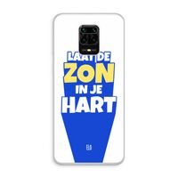 Laat de zon in je hart: Xiaomi Redmi Note 10 Lite Transparant Hoesje