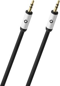 Oehlbach i-Connect J-35 Jackplug Audio Aansluitkabel [1x Jackplug male 3,5 mm - 1x Jackplug male 3,5 mm] 1.50 m Zwart Vergulde steekcontacten