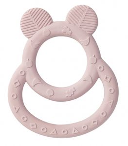 Saro bijt- en badspeelgoed oortjes 10,5 cm roze Saro bijt- en badspeelgoed oortjes 10,5 cm roze