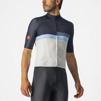 Castelli A Blocco fietsshirt korte mouw blauw/wit heren XL