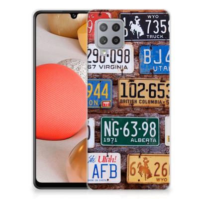 Samsung Galaxy A42 | Siliconen hoesje | met foto Kentekenplaten