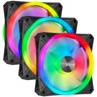 Corsair iCUE QL120 RGB case fan 3 stuks, 4-pins PWM fan-connector - thumbnail