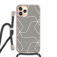 Magic pattern: iPhone 11 Pro Max Transparant Hoesje met koord