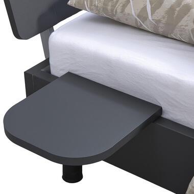 Bedplankje Nova - grafietkleur - 2 stuks - Leen Bakker