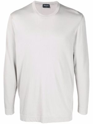 Drumohr sweat à encolure ras du cou - Gris
