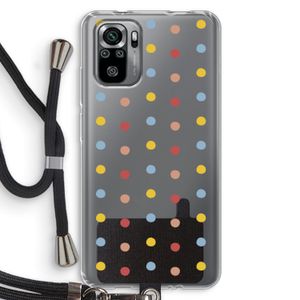 Bollen: Xiaomi Redmi Note 10S Transparant Hoesje met koord