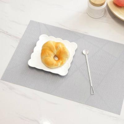 6PCS creatieve milieuvriendelijke eenvoudige tabel matten koffie kopje pad grootte: 30x45cm (zilver)
