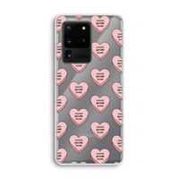 Chicks before dicks: Samsung Galaxy S20 Ultra Transparant Hoesje