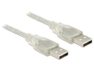 DeLOCK 83889 USB-kabel 2 m USB 2.0 USB A Transparant