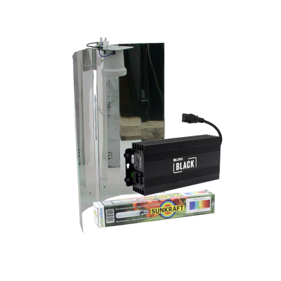 Prima Klima Lumii Black + Spiegelkap + Sunkraft 600 Watt