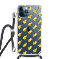 Waterijsjes: iPhone 12 Pro Transparant Hoesje met koord