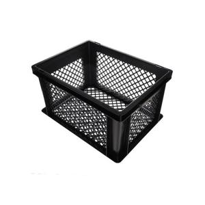 Lastpak Fietskrat - zwart - lichtgewicht - 40x30x22 cm - melkkrat