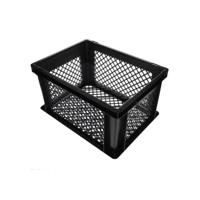 Lastpak Fietskrat - zwart - lichtgewicht - 40x30x22 cm - melkkrat