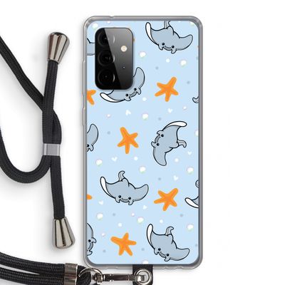 Manta: Samsung Galaxy A72 5G Transparant Hoesje met koord