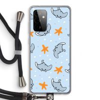 Manta: Samsung Galaxy A72 5G Transparant Hoesje met koord Manta: Samsung Galaxy A72 5G Transparant Hoesje met koord