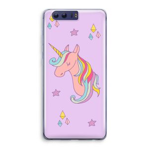 Roze eenhoorn: Honor 9 Transparant Hoesje