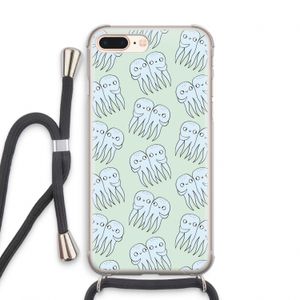 Octopussen: iPhone 8 Plus Transparant Hoesje met koord