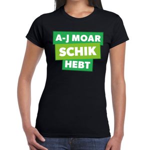 A-j moar schik hebt zwart festival t-shirt dames