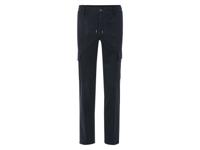 LIVERGY Flanellen heren cargobroek (L, Marineblauw)