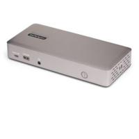 StarTech.com 150UE-USB4DOCKTRIPLE laptop dock & poortreplicator Bedraad USB4 Grijs