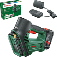 Bosch Groen Bosch luchtpomp universal pump 18v | 1 x 2,0 ah accu + lader - 0603947101