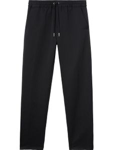 Burberry pantalon de jogging en lin - Noir