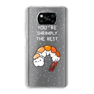 You're Shrimply The Best: Xiaomi Poco X3 NFC Transparant Hoesje