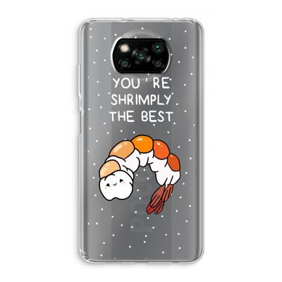 You're Shrimply The Best: Xiaomi Poco X3 NFC Transparant Hoesje