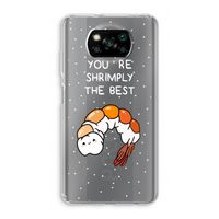 You're Shrimply The Best: Xiaomi Poco X3 NFC Transparant Hoesje