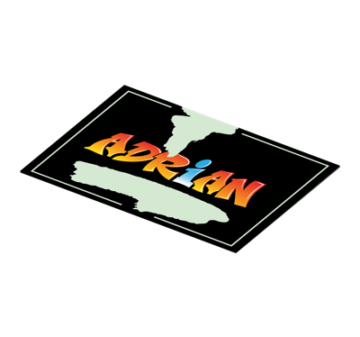 Originele placemats De graffitiletter van u naam