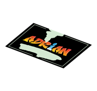 Originele placemats De graffitiletter van u naam