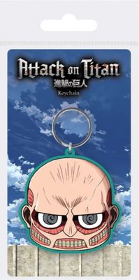 Attack on Titan - Colossal Chibi Rubber Keychain